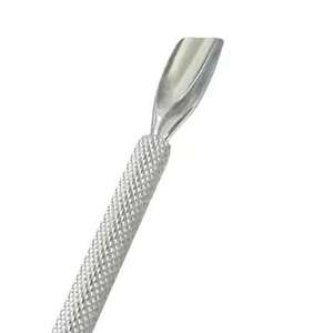 อุปกรณ์ทำเล็บแบบใช้ซ้ำได้สองแบบ ทำจากสแตนเลส สำหรับดันหนังกำพร้า ทำความสะอาดเล็บ ขจัดเจลขัดเงา และเซลล์ผิวที่ตายแล้ว - Product Image 2