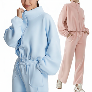 Ensembles de yoga respirants à taille haute en 2 pièces - Product Image 2