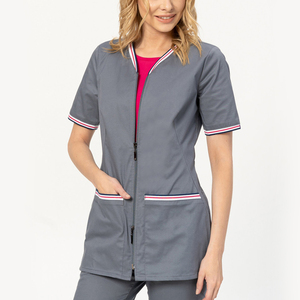 Nuevas Chaquetas Médicas para Doctores de Hospital, Chaqueta Clásica de Manga Corta Personalizada, Uniforme de Enfermera, Chaquetas Médicas de Enfermería, Uniforme de Laboratorio para Mujer - Product Image 1