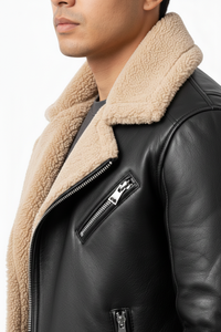 Chaquetas de Cuero para Hombre, Elegantes y de Alta Calidad, Diseño Personalizado, Transpirables para Invierno, Precio al por Mayor - Product Image 3