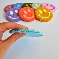 Dessous de verre personnalisés avec aiguille pour sourire Dessous de verre avec aiguille Mini boisson de cuisine Fait à la main Décor à la maison Tasse à manger Tapis Dessous de verre pour bricolage