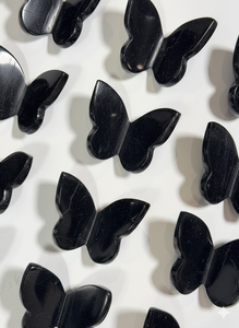 Mariposa voladora de cristal de alta calidad, turmalina negra, piedra curativa, mariposa tallada con alas para Navidad y decoración, mayorista - Product Image 4