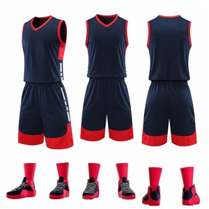 Conjunto de Uniforme de Baloncesto Personalizado para Hombre, Transpirable, 100% Poliéster, Jersey y Pantalones Cortos Deportivos, Diseño de Primera Calidad - Product Image 1