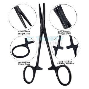 Pinces Kocher chirurgicales droites de conception précise pour usage clinique, faciles à utiliser - Product Image 2
