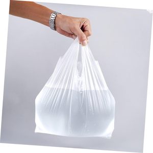 ถุงใส่เสื้อยืดแบบหนาพิเศษ ถุงช้อปปิ้งพลาสติกแบบใส่อาหาร ของใช้ และสินค้าปลีก เป็นมิตรกับสิ่งแวดล้อม - Product Image 4