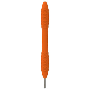 Sonde dentaire ergonomique orange, outil de nettoyage manuel, poignée antidérapante, autoclavable, socle conique orange, tige de miroir dentaire, Pakistan - Product Image 1