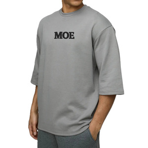 T-shirt unisexe oversize à épaules tombantes, couleur unie, en coton épais, personnalisable avec logo, vente en gros, fabricant, style streetwear - Product Image 1