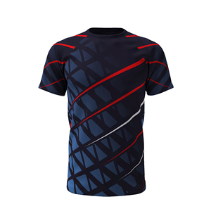 T-shirts à séchage rapide par sublimation avec impression intégrale 100 % polyester, personnalisation du logo, idéaux pour les vêtements de sport, de gym et les commandes en gros - Product Image 4