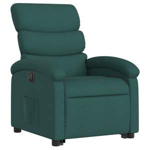 Fauteuil de massage électrique vert foncé avec fonction de levage - Product Image 3