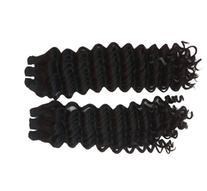 Extensions à clipser en cheveux humains 100% naturels, d'un seul donneur, super double drawn, à pointe plate, avec perruque en cheveux vierges HD - Product Image 4