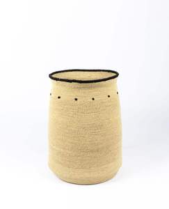 Cesta de Almacenamiento de Paja Hecha a Mano de Primera Calidad, Cesta de Macramé de Seagrass con Asa, Cesta de Ratán, Organizador de Yute - Product Image 1