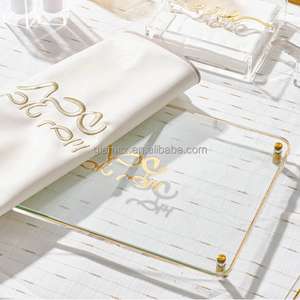 هدية اليهودية من جودايكا بمرآة ذهبية وفضية وحدود كلاسيكية من الأكريليك ولوسيت شالله - Product Image 5