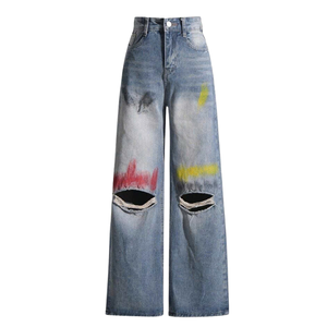 Wholesale Mens <b>Denim</b> Jeans Pants Classic Fit Durable Cotton OEM Custom Design Factory Direct Supply Low MOQ - Product Image 5