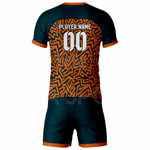 High Performance OEM <b>Soccer</b> Uniform Manufacturer Custom Football Jersey Set Sublimation Printed Breathable Summer Half Teamwear - Product Image 3