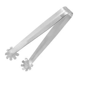 Pinzas para Hielo de Acero Inoxidable, Recién Llegadas, Utensilios de Cocina y Bar, Artesanía, Acabado Plateado, Pinzas Metálicas para Cubos de Hielo - Product Image 1
