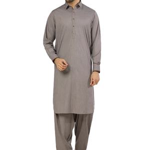 Hecho en fábrica Nueva moda Ropa islámica Último diseño Hombres Salwar Kameez Trajes Venta caliente Precio barato Hombres Shalwar Kameez Set - Product Image 1