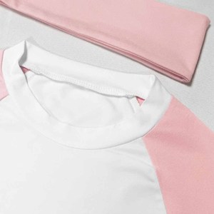 Vêtements OEM ODM pour femmes, logo personnalisé, ensemble de vêtements de détente léopard, t-shirt à manches courtes et short, ensemble 2 pièces, ensemble sportif printemps été - Product Image 6