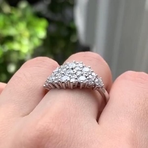 Lab Grown Diamond Prong Set Brilliant Cut 14K <b>Gold</b> Minimalist Proposal Wedding <b>Ring</b> High Sparkle <b>Cocktail</b> <b>Ring</b> Women's /IGI - Product Image 5