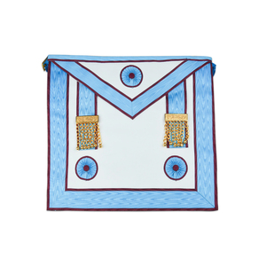 Tablier maçonnique en toile brodée à la main de haute qualité, couleurs personnalisées, respirant, pour hommes, vente en gros, sérigraphie - Product Image 4