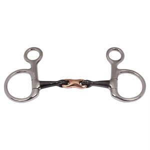 บิตม้าเหล็กกล้าไร้สนิมแบบหนักสำหรับม้าตะวันตก พร้อมอุปกรณ์ตกแต่ง - Product Image 2