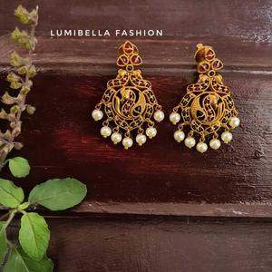 Peacock Fashion Stud Earrings - Product Image 1