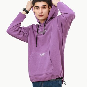Sudadera con Capucha Unisex, Corte Regular, Color Sólido, Informal, de Algodón y Felpa, con Bolsillo Frontal y Logotipo, para Invierno, Antiarrugas - Product Image 3