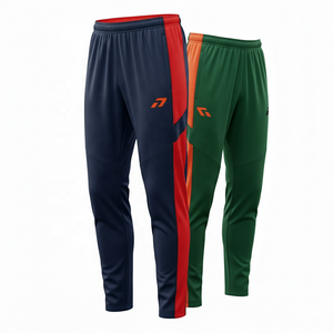 Pantalon de survêtement de gymnastique pour hommes, décontracté, rond, élastique, tricoté, vêtements d'entraînement sportif - Product Image 4