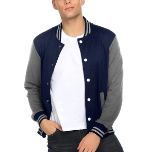Corduroy Winter Mandarin Collar <b>Varsity</b> <b>Jacket</b> with Front Logo Custom Men's <b>Vintage</b> Design Manufacturer Wholesale - Product Image 4