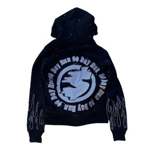 Sweat-shirt classique pour homme personnalisable OEM, 100% haute qualité, 350 à 400 g/m², polaire (mélange coton-polyester), doublure numérique - Product Image 6