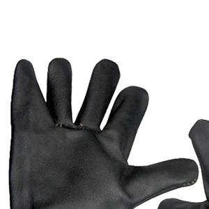 Guantes de Trabajo de Seguridad Resistentes con Doble Palma de Cuero Antideslizante, Guantes Industriales para Mecánicos con Dorso de Algodón Transpirable - Product Image 4