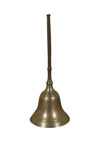 Campana de Mano de Latón para Cocina, para Llamadas de Servicio, Anuncios de Cena, Estilo Vintage, Decorativa y Utilitaria - Product Image 3