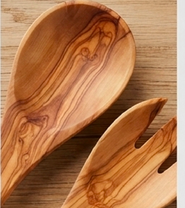 Ensemble de couverts en bois faits à la main, design minimaliste, finition mate, écologique, passe au lave-vaisselle, pour la cuisine et l'hôtellerie - Product Image 2