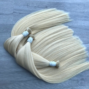 Precio de fábrica 100% Raw Virgin Vietnamese Human Bulk Hair Bone Straight 60 ASH Color Super Double Drawn Hair Extensions - Product Image 4