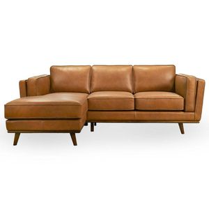 Divano Sezionale in Vera Pelle Chase con Posizione a Sinistra, Elegante Arredamento per Soggiorno - Product Image 5