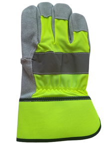 Guantes de soldadura industriales de cuero vacuno, resistentes al calor, ignífugos, personalizados para hombres y mujeres, guantes de trabajo de protección. - Product Image 2