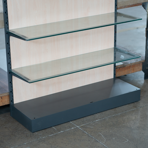Heavy Duty Tempered Glass Back <b>Showcase</b> | Floating Shelf Retail Display for Phone & Cosmetic Shops | Customizable OEM Accepted - Product Image 4