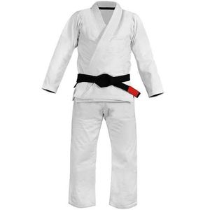 Bolton <b>Blue</b> Judo Gi Uniform 100% Cotton Adult Unisex Martial Arts Wear Black Belt Set Durable Plain Dyed Loose Fit 160g - Product Image 2