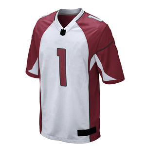 Vente en gros de maillots de football américain de haute qualité à bas prix, 100% polyester respirant, imprimés par sublimation, nom d'équipe personnalisé - Product Image 1