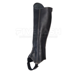 Mini Chaps de Cuero Premium para Caballos, Cubrepiernas con Correa Ajustable, para Trabajo al Aire Libre - Product Image 3