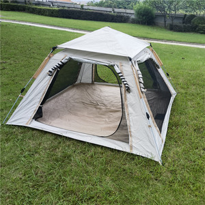 Tenda da Campeggio Weilian Pieghevole Impermeabile da Esterno per 4 Persone - Product Image 1