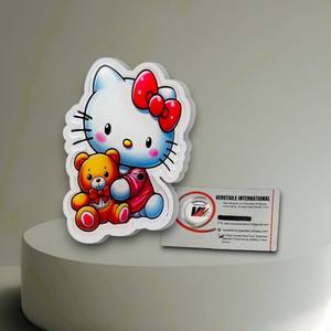 Herramientas de Belleza para Extensiones de Pestañas: Placas Acrílicas Ecológicas Personalizadas con Diseño de Hello Kitty, Oso de Peluche, Diamantes, Rectangulares y Cuadradas - Product Image 3