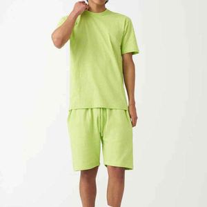 Ensemble de survêtement d'été en coton respirant pour homme OEM – T-shirt et short décontractés pour le basketball – Vente en gros - Product Image 4