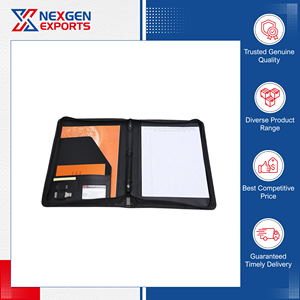 Classeur à 3 anneaux multifonctionnel de style luxueux, qualité supérieure, origine Inde, Nexgen Exports - Product Image 4