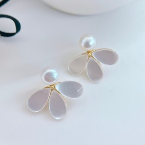 Aretes Coreanos con Forma de Flor de Cinco Pétalos, Joyería Pequeña y Fresca, Precio Especial al por Mayor en Taobao - Product Image 5