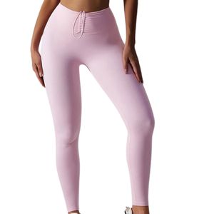 OEM ODM Women High Waist Mesh Yoga <b>Leggings</b> Ultra Soft Stretch Fitness Gym Pants Wholesale Wear - Product Image 5