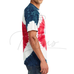 T-shirts Tie Dye décontractés d'été, T-shirts oversize personnalisés délavés à l'acide, T-shirts Tie Dye pour femmes - Product Image 3