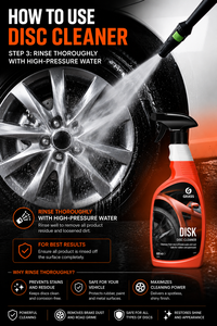 GRASS DISK 600ml Nettoyant professionnel pour jantes en spray 600ml |   Nettoyant pour pneus et jantes |   Dépoussiéreur de frein |   Nettoyeur de disques - Product Image 6