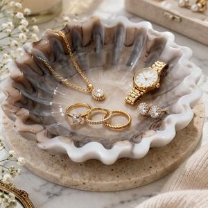 New trendy jewelry bowl here <b>resin</b> crafted party use salad fruit basket <b>top</b> trendy durable here - Product Image 2