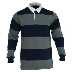 Maillot de rugby à manches courtes 100 % coton, sur mesure, avec couleur personnalisée, pour joueurs de rugby unisexes, vente en gros - Product Image 1