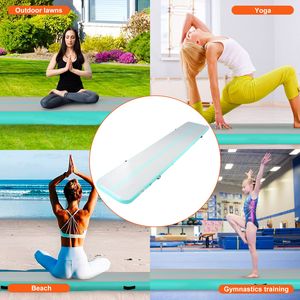 Tappetino Gonfiabile per Ginnastica da 4 Pollici di Spessore con Pompa Elettrica, Tappeto per Allenamento Tumble Track, Accessori per Attrezzature Ginniche - Product Image 6